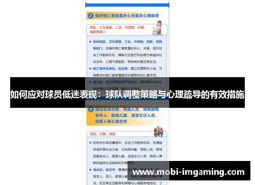 如何应对球员低迷表现:球队调整策略与心理疏导的有效措施
